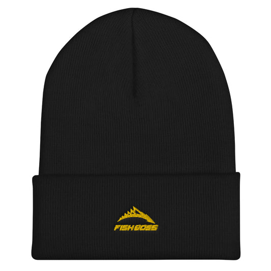 Fish Boss Embroidered Beanie