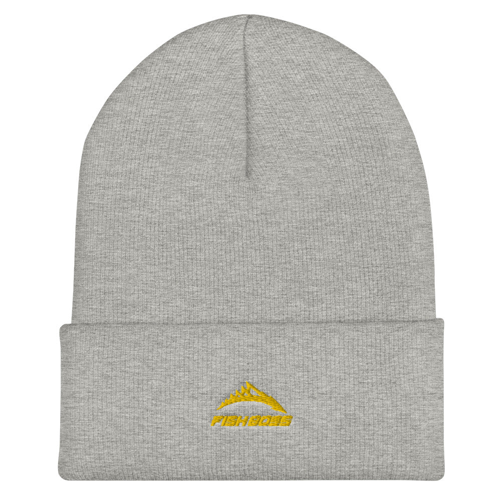 Fish Boss Embroidered Beanie